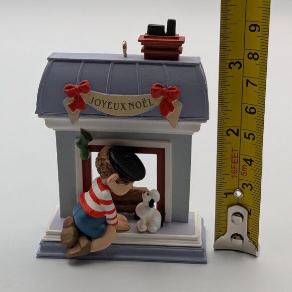 Hallmark Keepsake Windows of the World French 1988, 4th in Series, Boy w/ Poodle - Picture 8 of 11